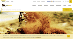 Desktop Screenshot of eni.com